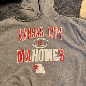Kansas City Chiefs Mahomes hoodie size medium mens.